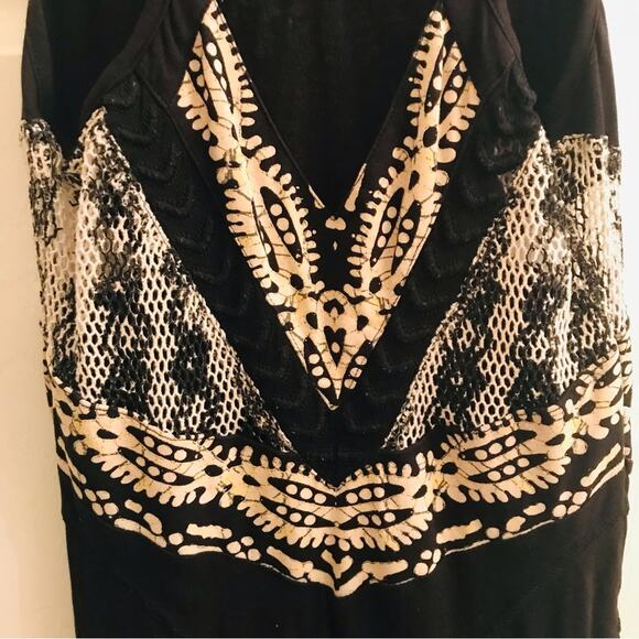 Free People Out Of Africa Black Bodycon Dress Size Small - Picture 11 of 13